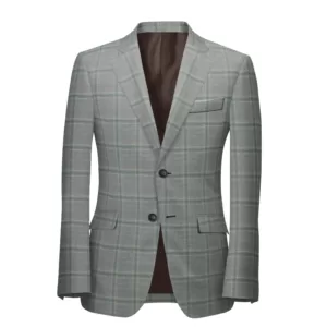 Brown Aaron Single Breasted Full-lining Jacket (SPAB880509)